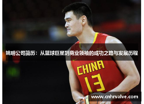 姚明公司简历：从篮球巨星到商业领袖的成功之路与发展历程